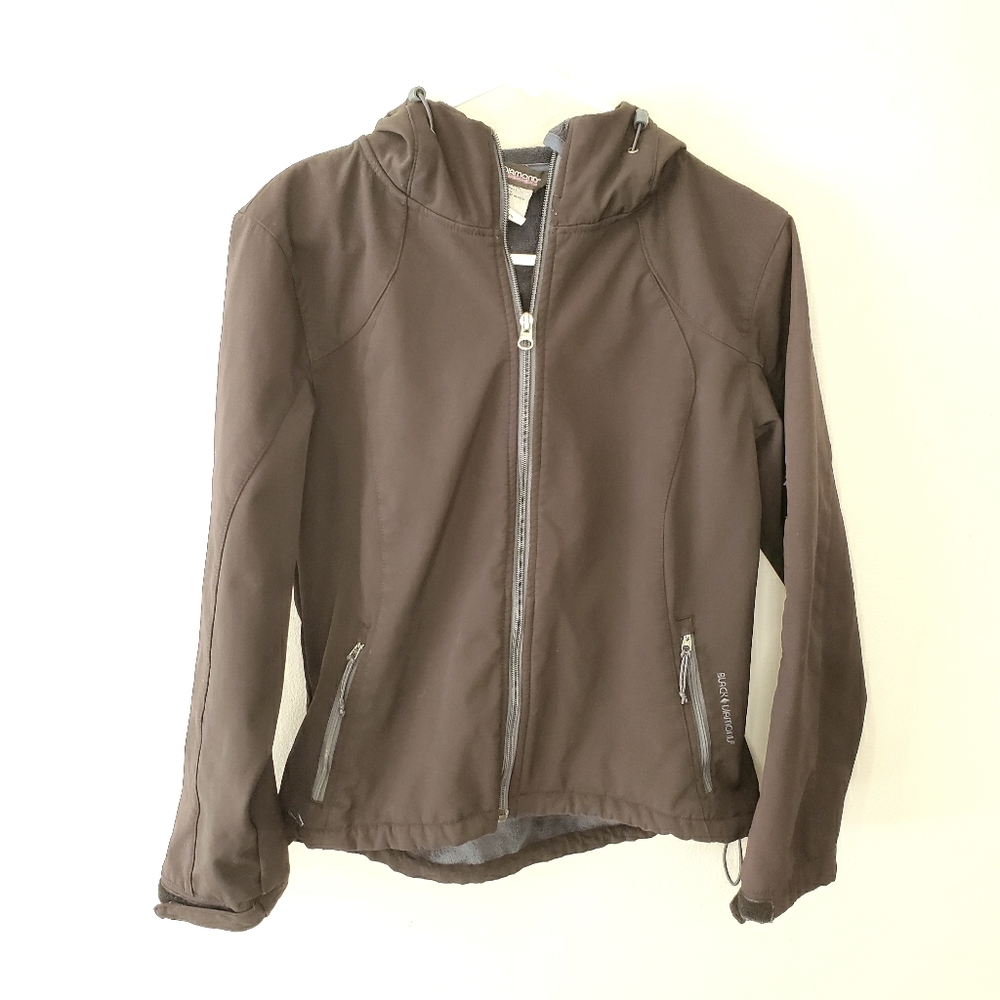 Black Diamond black blue lined water resist coat S